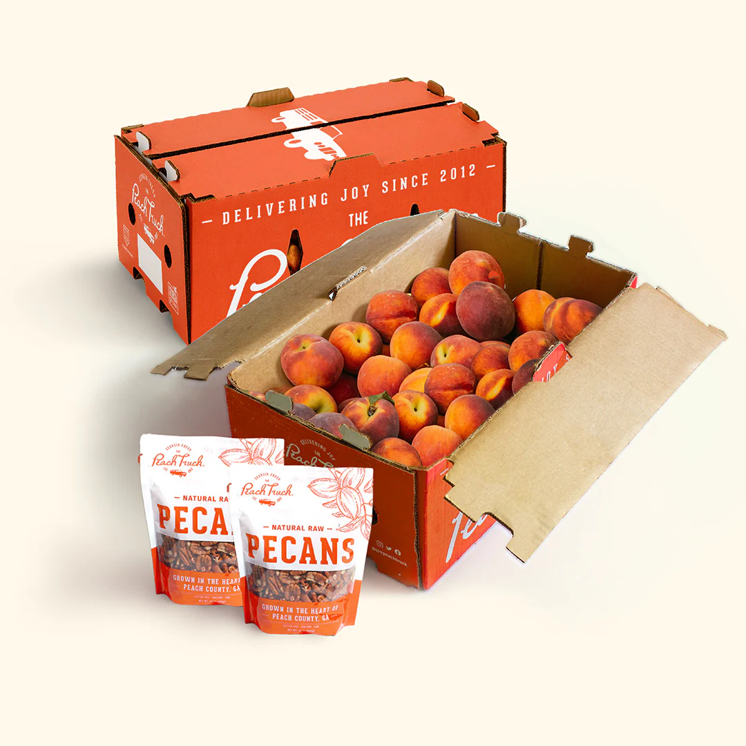 Fresh Peach Boxes
